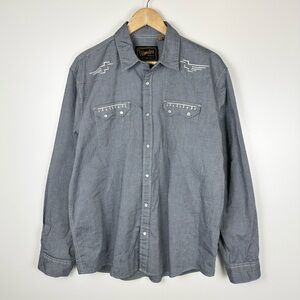 Howler Bros Crosscut Deluxe Western Pearl Snap Shirt